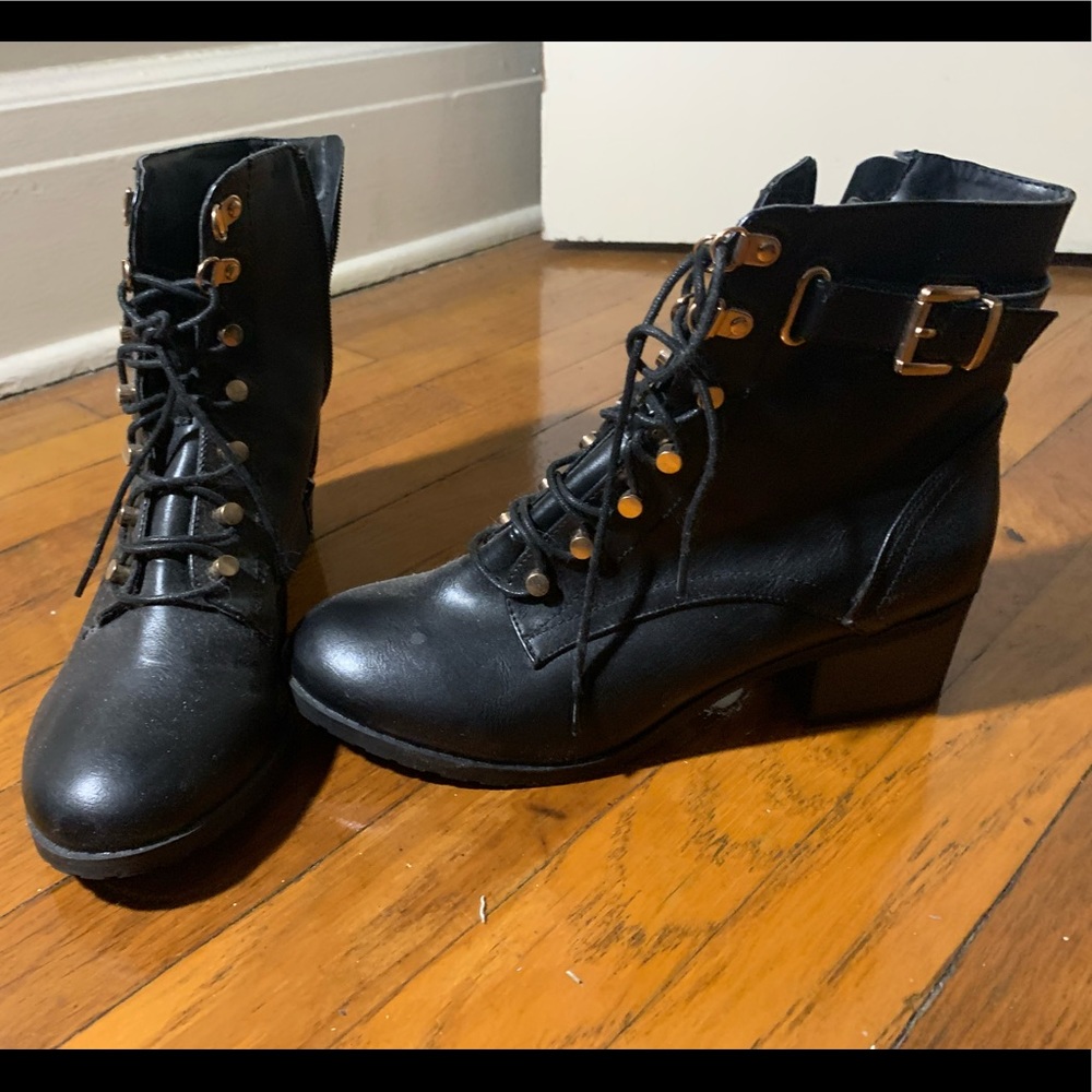 Black boots